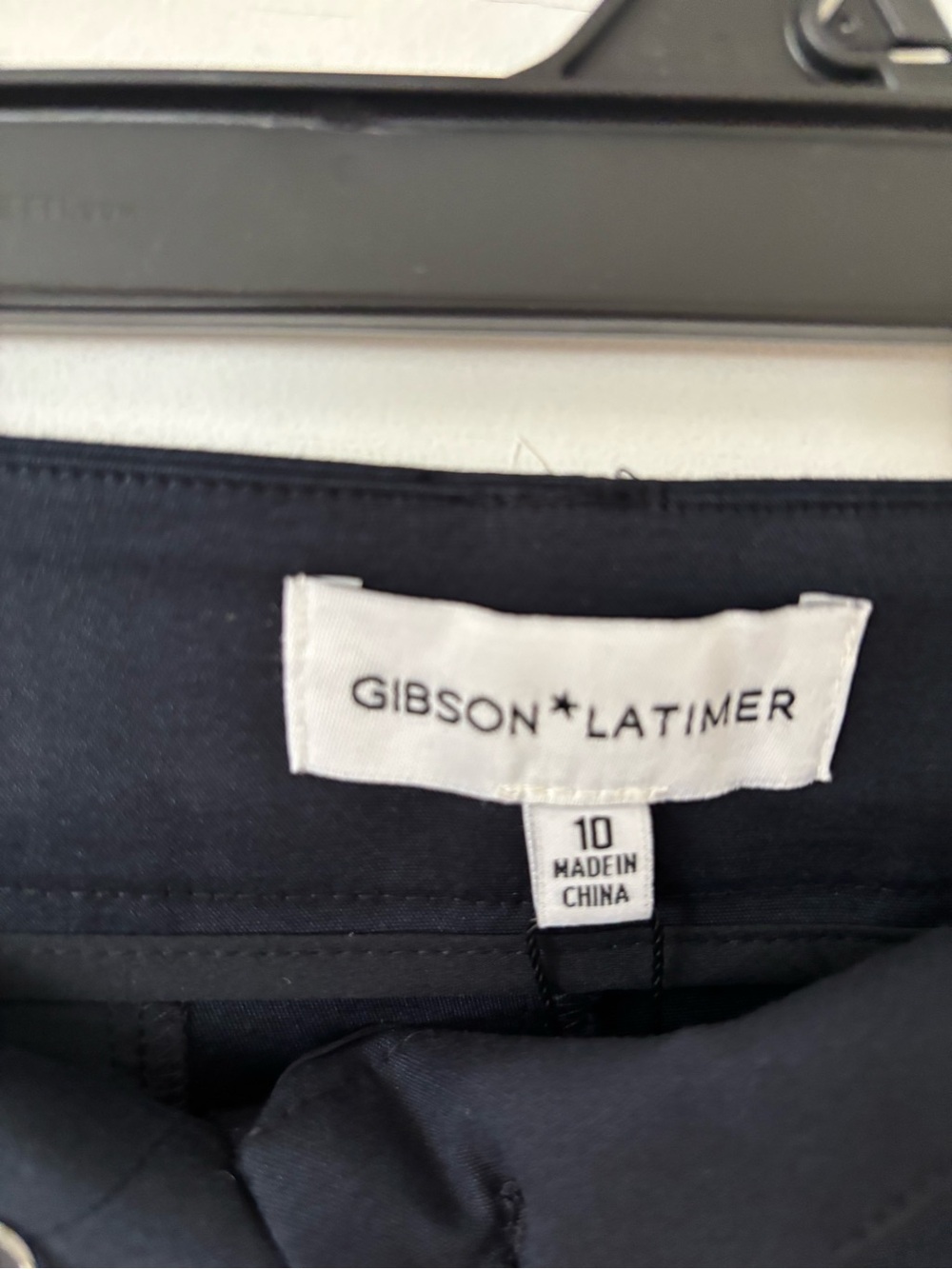 Gibson Latimer Navy Mid-Rise City Shorts - Picture 3 of 5